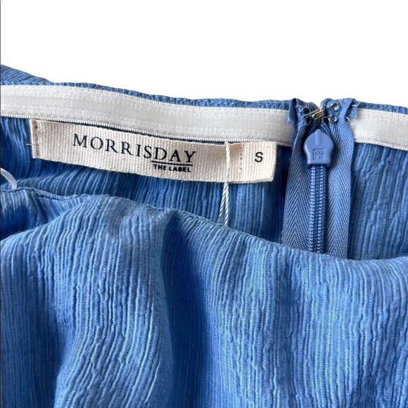 Morrisday the Label Light Blue StraplessTextured Playsuit Romper NWT - Picture 11 of 15